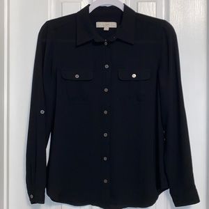 BOGO FREE Black Long-Sleeve Blouse